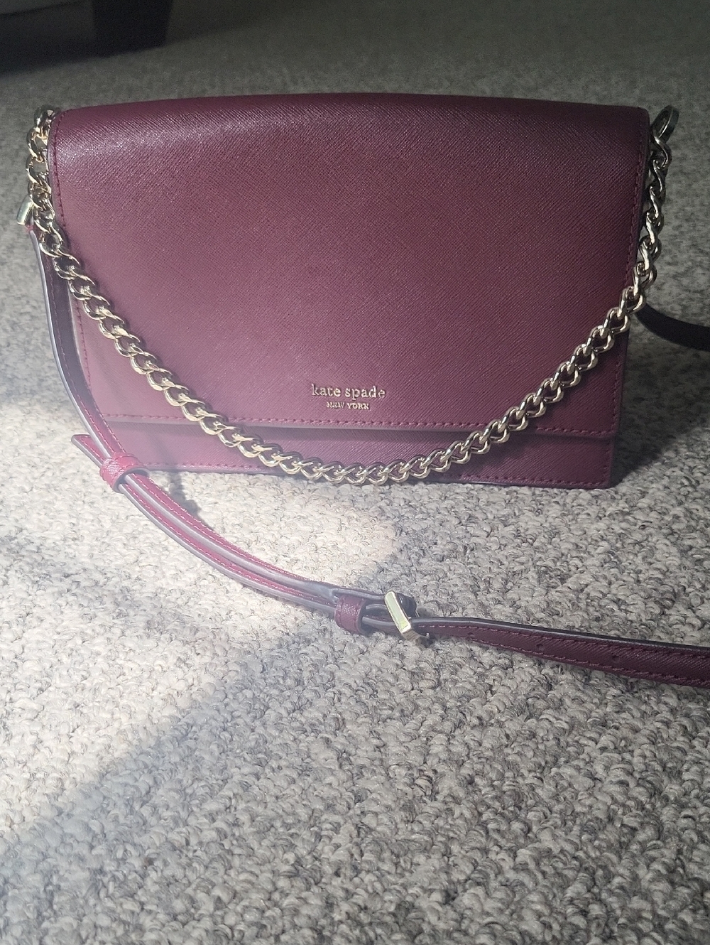 Kate Spade Wine Crossbody Purse